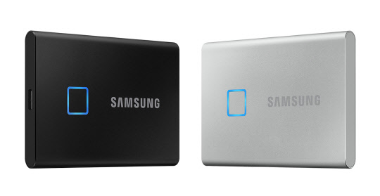 삼성전자 포터블 SSD 'T7 Touch' <삼성전자 제공>